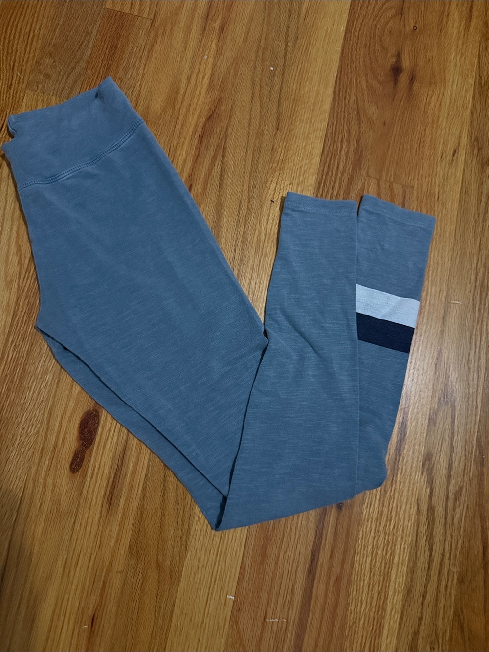 Sundry Slate Gray Jogger Pants with Contrast Stripes